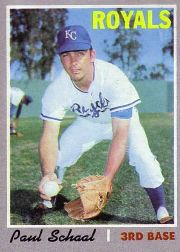 1970 Topps Baseball Cards      338     Paul Schaal